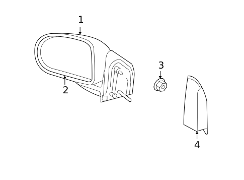 Outside Mirrors for 2014 Jeep Patriot #0