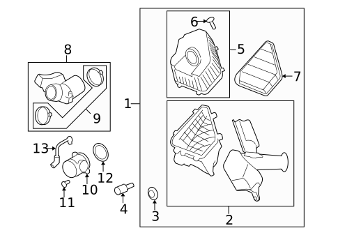 Filters for 2010 Buick Enclave #0