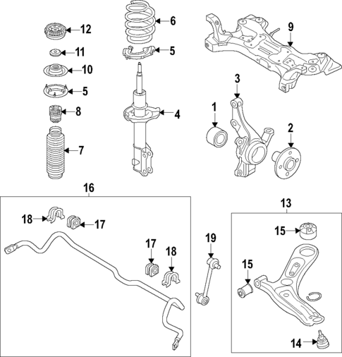 Suspension Components for 2020 Hyundai Venue #0