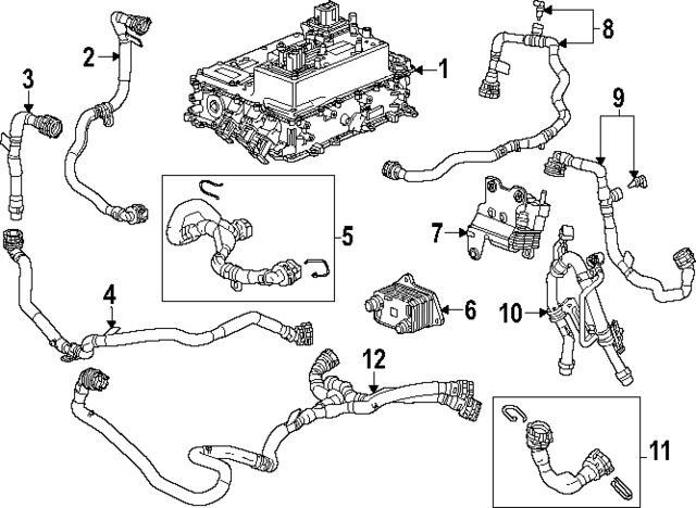 85637415 - : Part# 85637415 F (S)Hose for Chevrolet: Blazer EV Image
