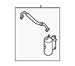 97805GI040 - HVAC: Accumulator for Genesis: GV60 | Hyundai: Ioniq 5, Ioniq 6 Image