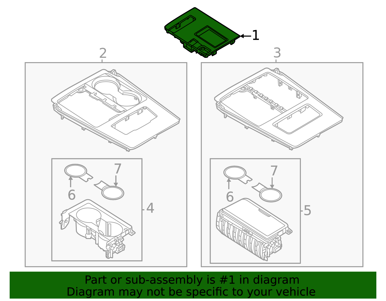 KJG2-64-350A - 2024 Mazda CX-90 - Switch Bezel | Mazda Parts Factor
