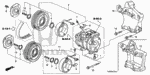 38816R70A01 - Body/Air Conditioning: STAY, LEAD WIRE for Honda Image
