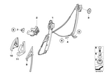 67627286142 - : Drive For Window Lifter, Front Right for BMW Image