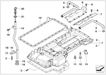 11131407505 - Engine: Oil Pan Upper Part for BMW Image