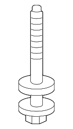 90119A0248 - Suspension: Engine Cradle Mount Bolt for Toyota: Avalon, Camry, Crown, Crown Signia, Grand Highlander, Highlander, RAV4, RAV4 Prime, Sienna, Venza Image