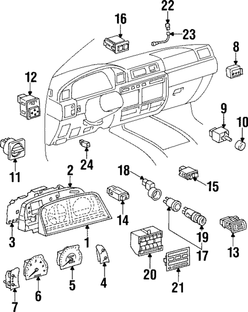 Window Defroster for 1996 Lexus LX450 #1