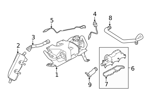 Emission Components for 2021 Jaguar XF #0