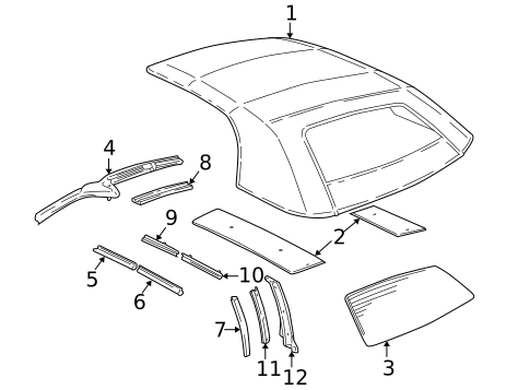 Cover & Components for 1998 Pontiac Sunfire #0