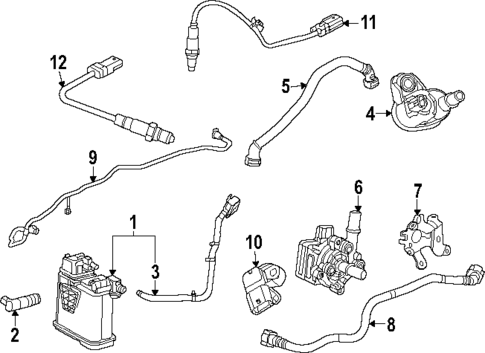 Emission Components for 2024 Chevrolet Trailblazer #0