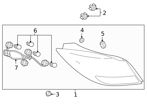 Tail Lamps for 2014 Buick Regal #0