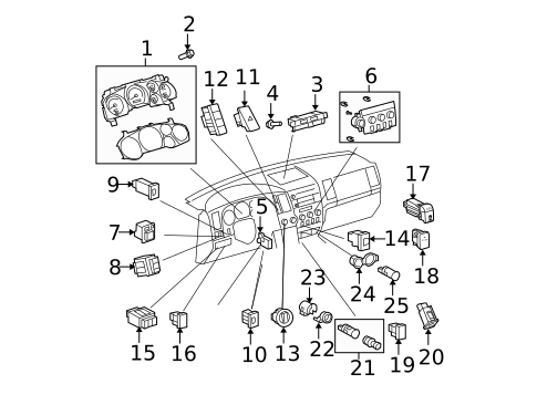 Driver Information Center for 2007 Toyota Tundra #0