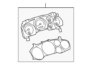 838000CF11 - : Gauge Cluster for Toyota Image