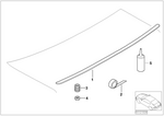 51717893671 - : M Spoiler Rear, Primed for BMW Image