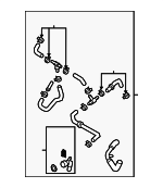 5C0122101AC - : Radiator Hose for Volkswagen: Passat Image
