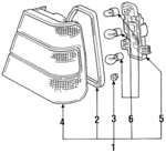 3538339 - : Lens for Volvo: 940, 960 Image