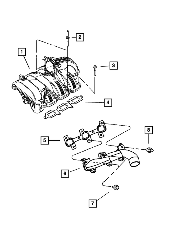 53032795AC - : Intake Manifold for Mopar Image
