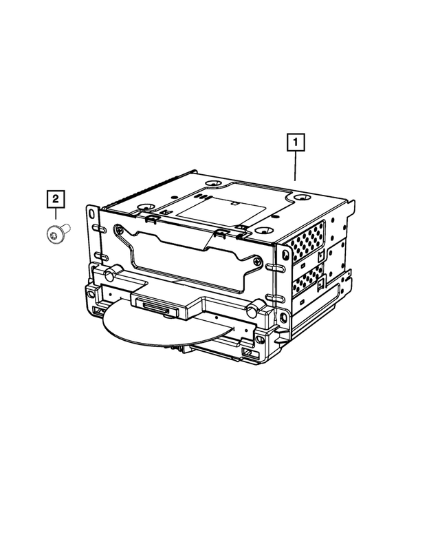 68433940AA - : Multi Media Radio for Mopar Image