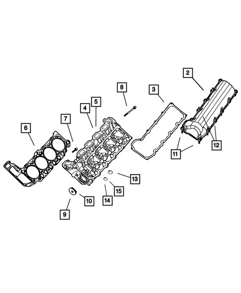 Cylinder Head for 2006 Dodge Dakota #0
