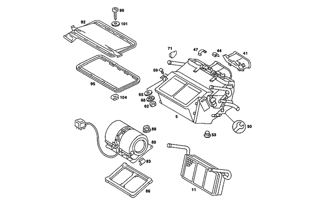 107835002364 - : Sealing Frame for Mercedes-Benz Image