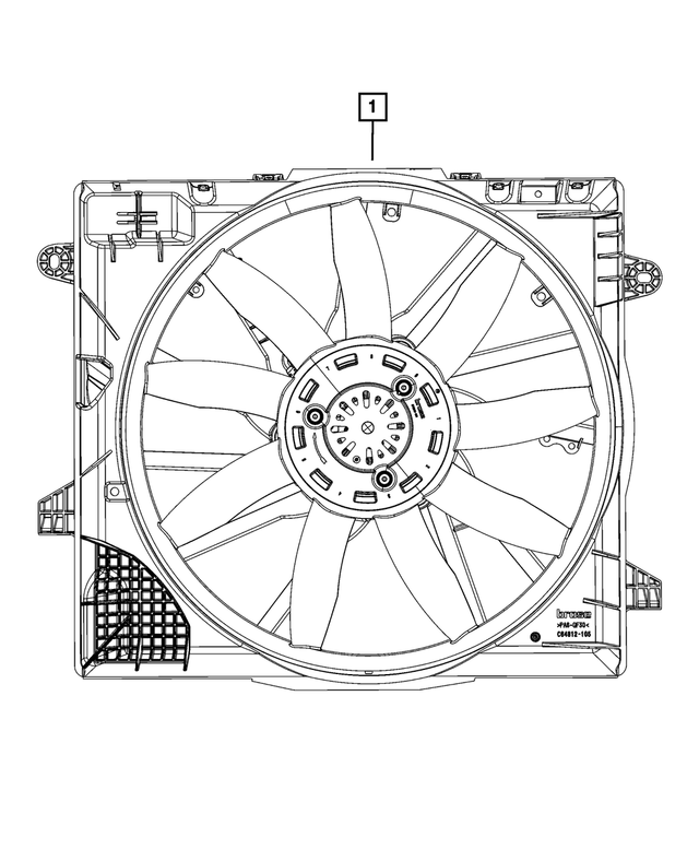« 68340962AC – Cooling : Refroidissement Du Radiateur Module De Ventilateur pour Mopar Image »