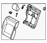 89400K0700SK9 - Body: Seat Back Assembly for Kia: Soul Image