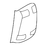 RD531DVAB - Body: End Cap for Chrysler: 300M, Concorde, LHS | Dodge: Intrepid Image