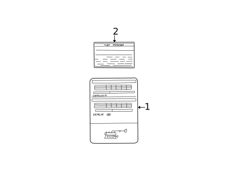 Labels for 2002 Hyundai Accent #0