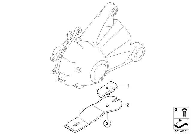 46637692960 - : Isa Screw - M6X20 Mk for BMW-Motorrad Image