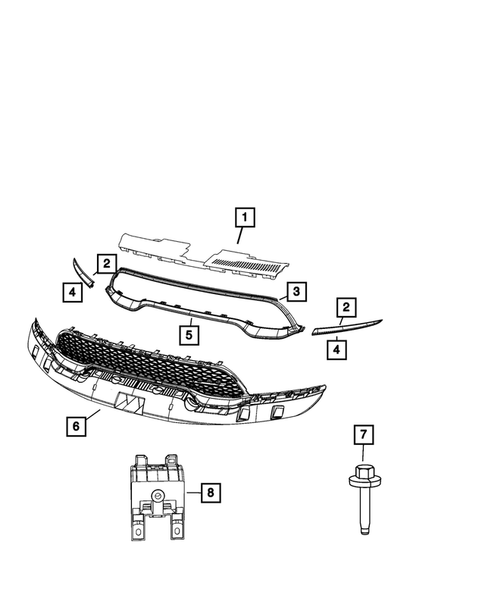 Grilles for 2021 Dodge Durango #0