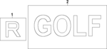 2GA853675G2ZZ - Body: Emblem for Volkswagen: Golf R Image