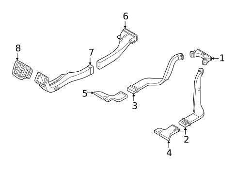 Ducts for 2022 Volvo C40 Recharge #1