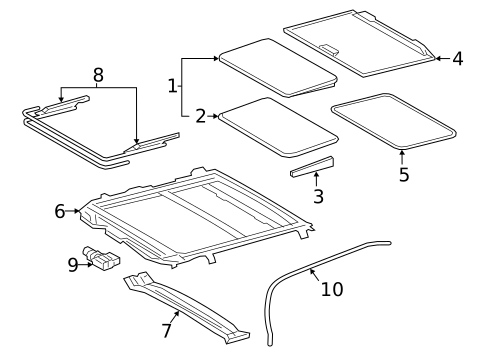 Sunroof for 2020 Toyota Avalon #0