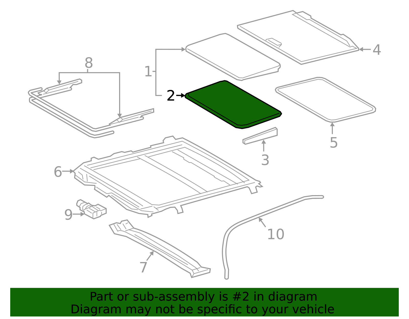 2018-2021 Toyota Glass Weather-Strip 63251-06050 | AutoNation