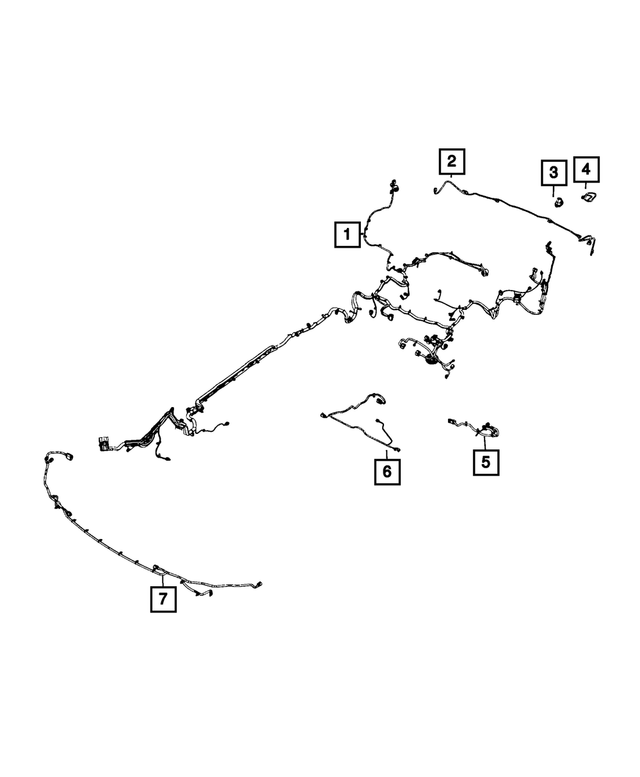 68410421AE - Electrical: Underbody Wiring for Jeep: Grand Cherokee, Grand Cherokee WK Image