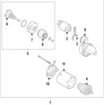 361382E121 - : 2018-2020 Hyundai Elantra GT - Pinion Gear for Hyundai: Elantra GT Image