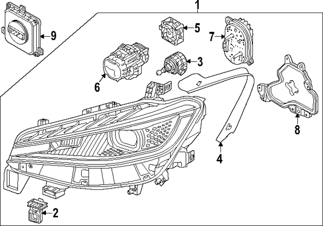 11K941036D - : Headlamp Assembly for Volkswagen: ID.4 Image