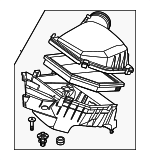 13718489432 - Engine: Air Cleaner Assembly for BMW Image