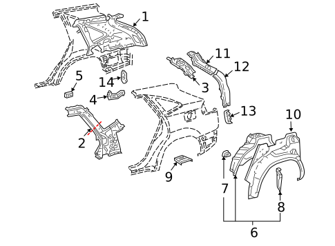Inner Structure for 2007 Lexus RX350 #0