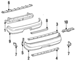 8503085E30 - Body: Reinforce Bar for Nissan: Maxima Image image