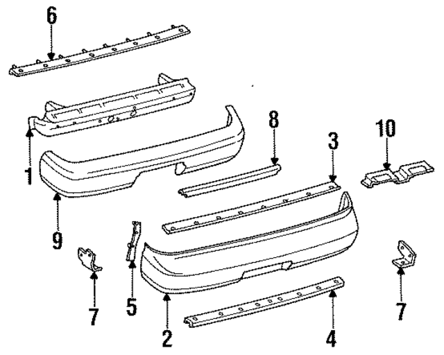 8502285E25 - : Bumper Cover for Nissan Image