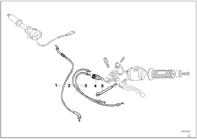 32737696787 - : Clutch Cable for BMW-Motorrad Image