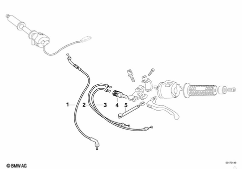 Bowden Cables for 2008 BMW-Motorrad G 650 Xcountry #0