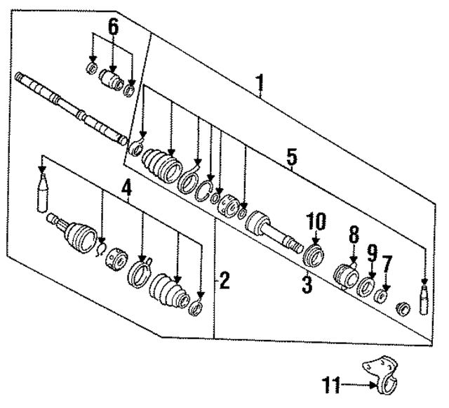 397112B186 - : Inner Joint Assembly for Nissan: Altima Image