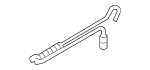 4N0011221 - Body: Floor Jack Handle for Audi Image