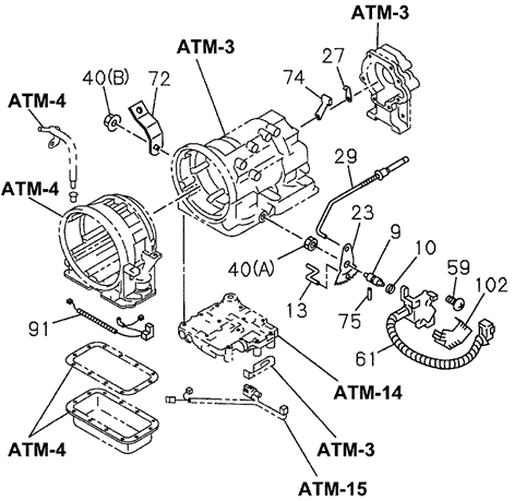 AT Inhibitor Switch for 1997 Acura SLX #0