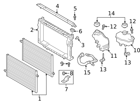 Radiator & Components for 2020 Jaguar I-Pace #0