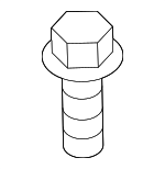 C2C22083 - Cooling System: Upper Bracket Bolt for Jaguar: F-Type, I-Pace, XF, XFR, XFR-S Image
