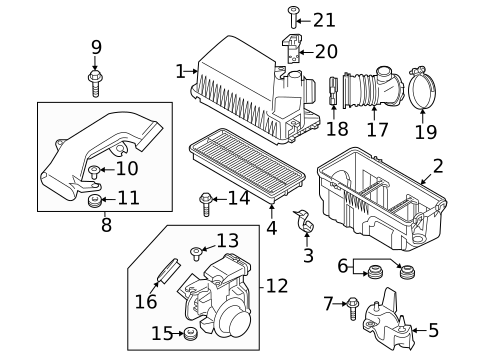 Air Intake for 2018 Mazda CX-5 #1