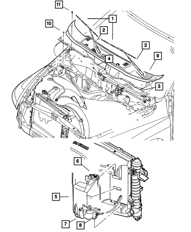 6104507AA - Wiper/Lock Cylinder and Keys: Screw for Mopar Image image